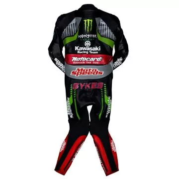 Tom Sykes Kawasaki leather suit  Tom Sykes Kawasaki WSBK 2018