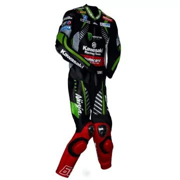 Tom Sykes Kawasaki leather suit  Tom Sykes Kawasaki WSBK 2018