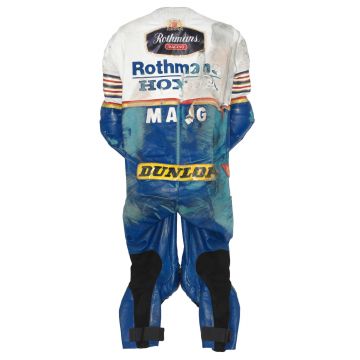 Toni Mang Motorradrennanzüge GP 1987