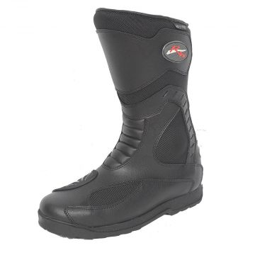 Stivali da Biker in Pelle Touring