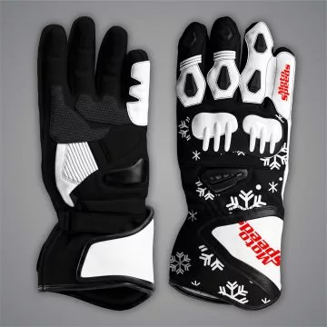 cowhide leather racing gloves men women