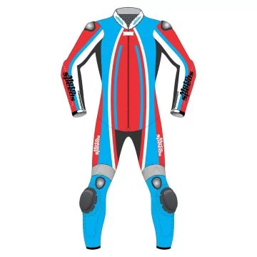 Track Biker Leather Suit