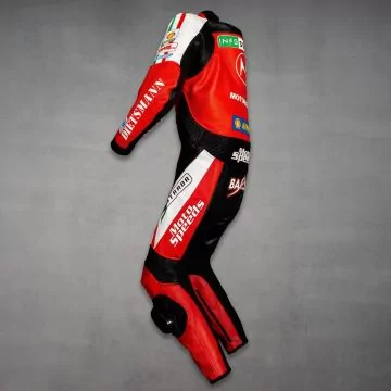 Troy Bayliss Ducati WSBK 2001 Leathers left side view