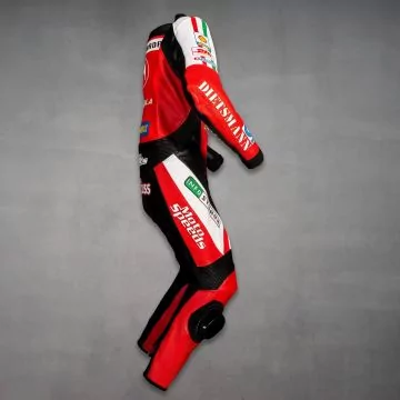 cowhide leather motorcycle racing suit