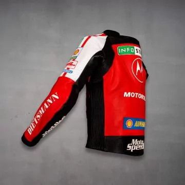 troy bayliss nötläder racerjacka ducati