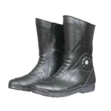 Urban Black Motorcycle Boots