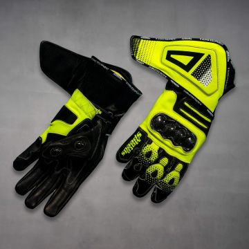 Valentino Rossi Yellow Riding Gloves