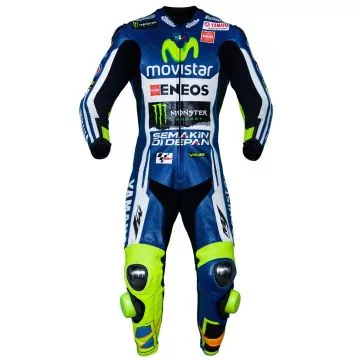Valentino Rossi M1 Movistar Yamaha Motorcycle Suit MotoGP 2014