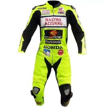 Valentino Rossi Nastro Azzurro Honda MotoGP Leathers Valentino Rossi Honda MotoGP 2013