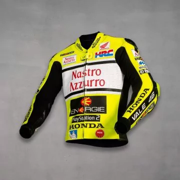 valentino rossi motorcycle racing jacket honda
