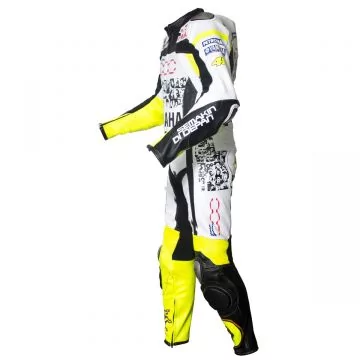 Valentino Rossi Special 500 Mila Motorcycle Racing Leather Suit 2010