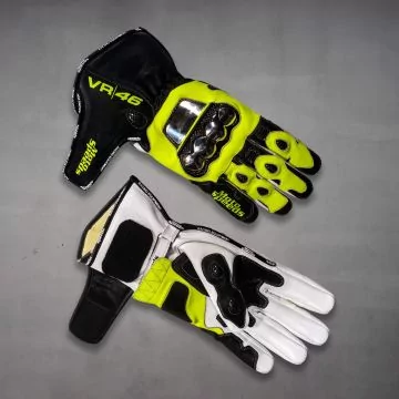 バレンティーノロッシ Valentino Rossi レザーグローブ VR46 VR46手袋を今すぐ購入！最高のMotoGP体験をお楽しみください！