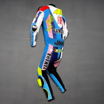 Valentino Rossi Yamaha Fiat 500 Costume MotoGP 2007 Vue latérale arrière