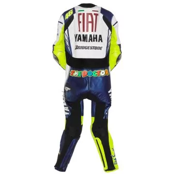 Valentino Rossi Yamaha Fiat MotoGP 2008レーシングスーツ Valentino Rossi Yamaha MotoGP