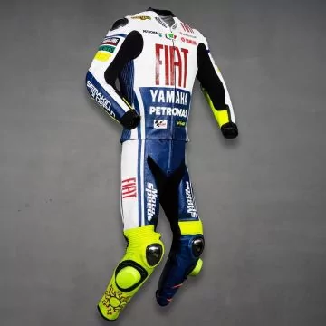 Valentino Rossi Fiat Yamaha Lederanzug MotoGP 2010