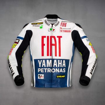 Valentino Rossi Petronas Yamaha Skinnjakke for motorsykkel