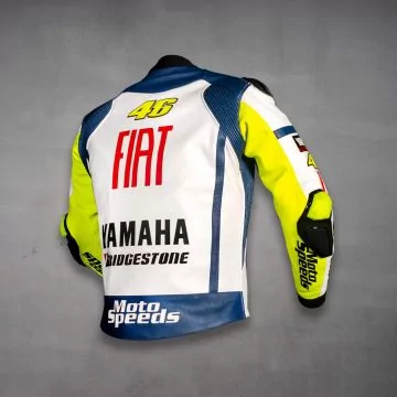Giacca in pelle da moto Valentino Rossi Petronas Yamaha