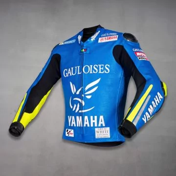 Yamaha Lederjacke Valentino Rossi Motogp 2005 linke seite