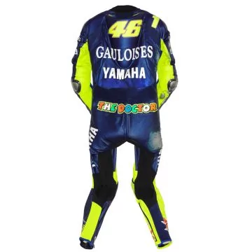 Valentino Rossi Skinnjakker Biker Yamaha MotoGP 2005