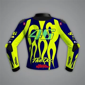 Valentino Rossi Yamaha Motorbike Jacket Blue MotoGP 2024