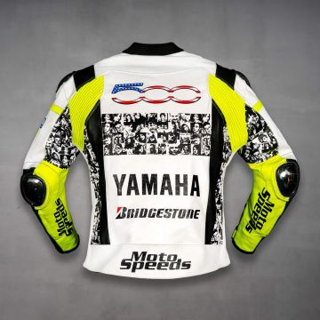 Chaqueta de Cuero Valentino Rossi Petronas Yamaha