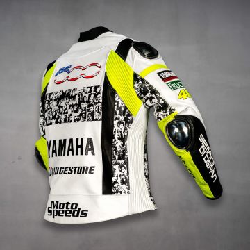 Chaqueta Moto Blanca