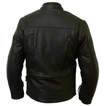 Motorcycle CE Armor Waterproof Leather Jacket
