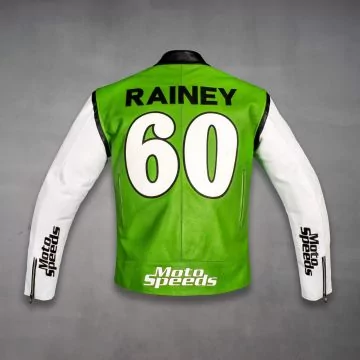 Wayne Rainey Kawasaki Vintage Jacket 1983 back view