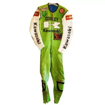 Wes Cooley Kawasaki AMA 1983 Leather Suit Wes Cooley Kawasaki