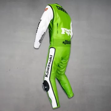 Wes Cooley Kawasaki AMA 1983 Costume vue du côté gauche