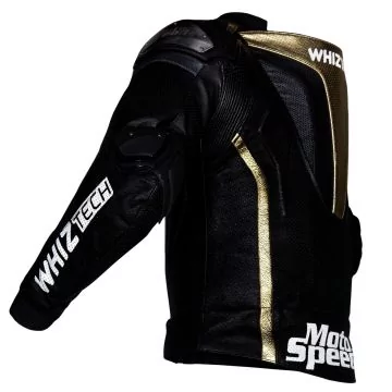 motorcycle jacket with removable armor