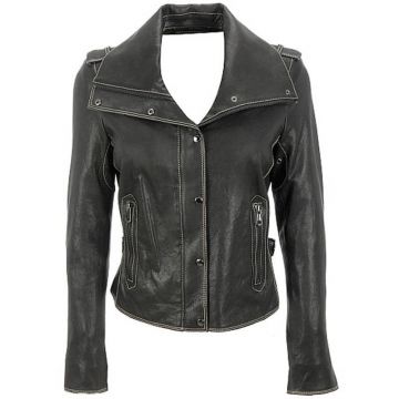 Flügelkragenjacke