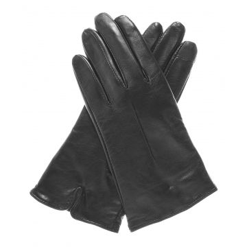 Lammfellgefütterte Lederhandschuhe für Damen