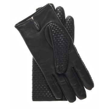 Guantes de piel trenzada para hombres