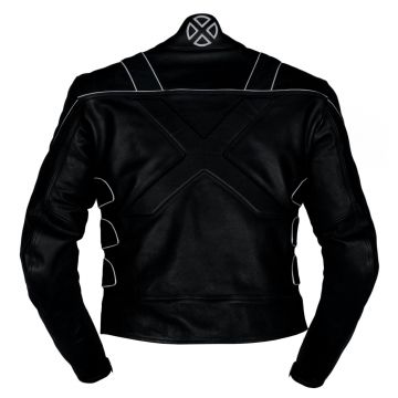 Lærreder Motorsykkel X Men-jakke