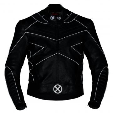 Lærreder Motorsykkel X Men-jakke