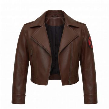 X-Men Rogue Brown Leather Jacket
