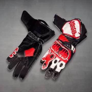 Xavi Vierge Honda Racing Gloves WSBK 2022 top and palm view