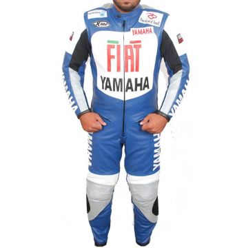 Motorradrennsport Yamaha Fiat Lederbekleidung