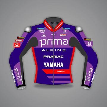 Jaqueta de Couro Yamaha Jack Miller MotoGP 2025