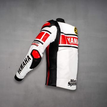 Yamaha Motorcycle Racing Jacket 60th Anniversary left side view