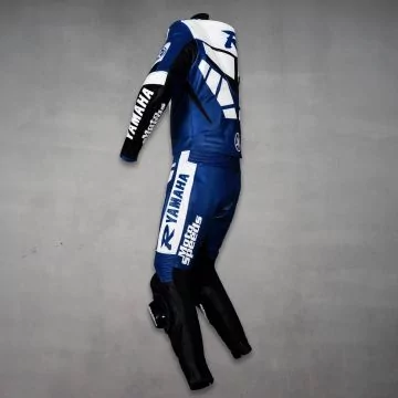 blue yamaha race suit made-to-measure
