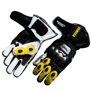 Guanti da motocicletta Yamaha Gialli
