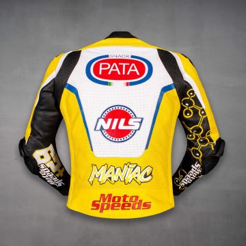 Giaccone da Biker Giallo Andrea Iannone Ducati SBK 2025