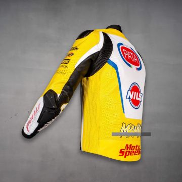 Gul bikertjacka Andrea Iannone Ducati SBK 2025