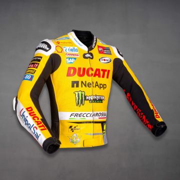 Francesco Bangaia Gelbe Motorradjacke GP Misano 2023