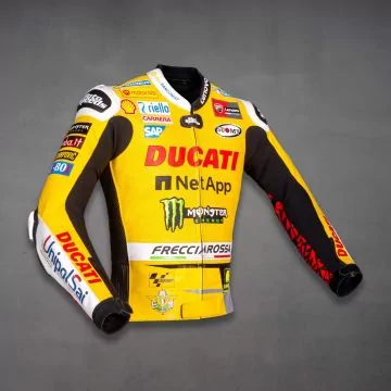 Veste de Moto Jaune Francesco Bangaia GP Misano 2023