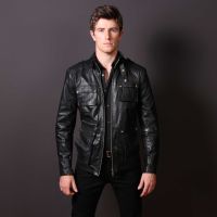 Men Leather Fashion Jacket