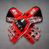 Nicky Hayden GP 2013 Motorbike Gloves upper view