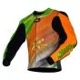 Abstract Leather Riding Jacket